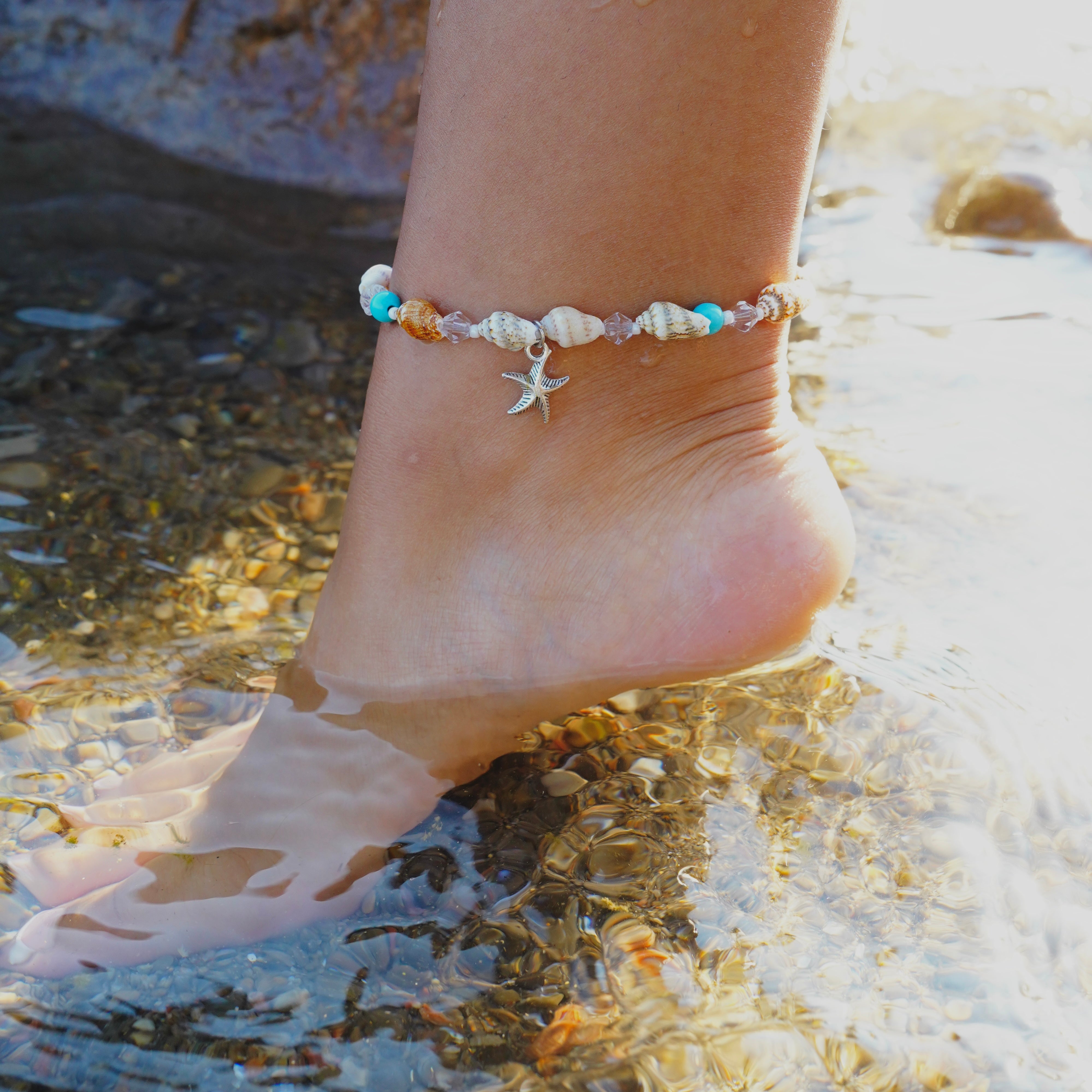 Boho Beach Charm Anklet