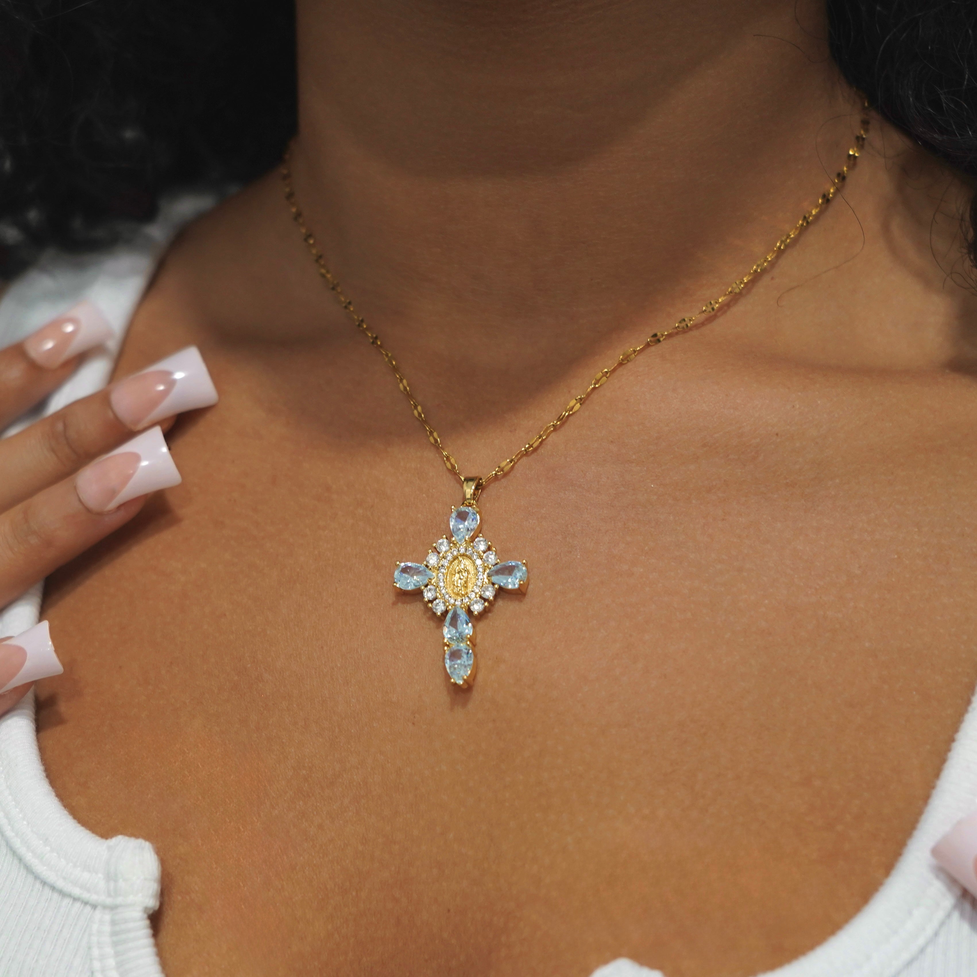 Diamond Cross Necklace