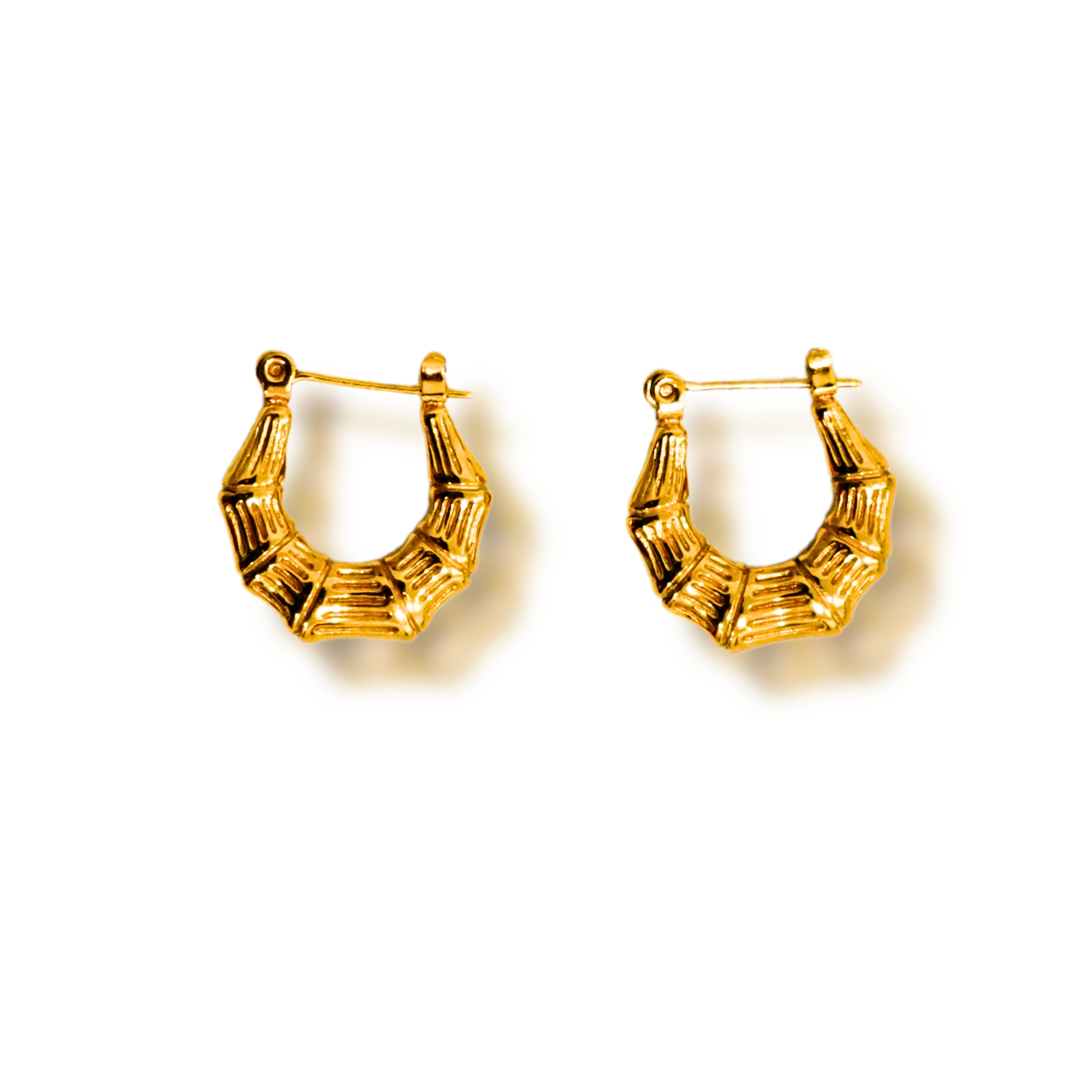 Tia Bamboo Hoop Earrings