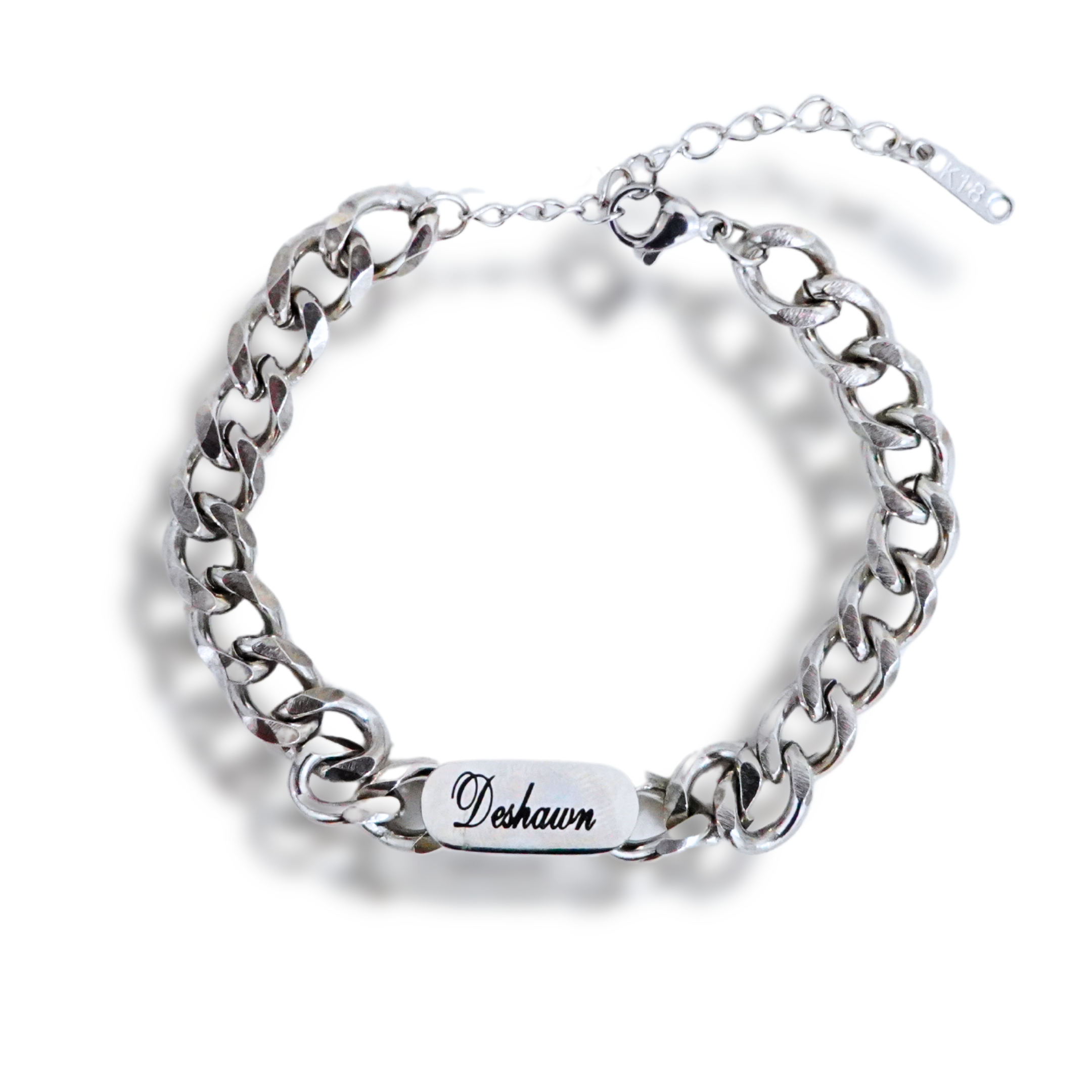 Mens Cuban Name Bracelet