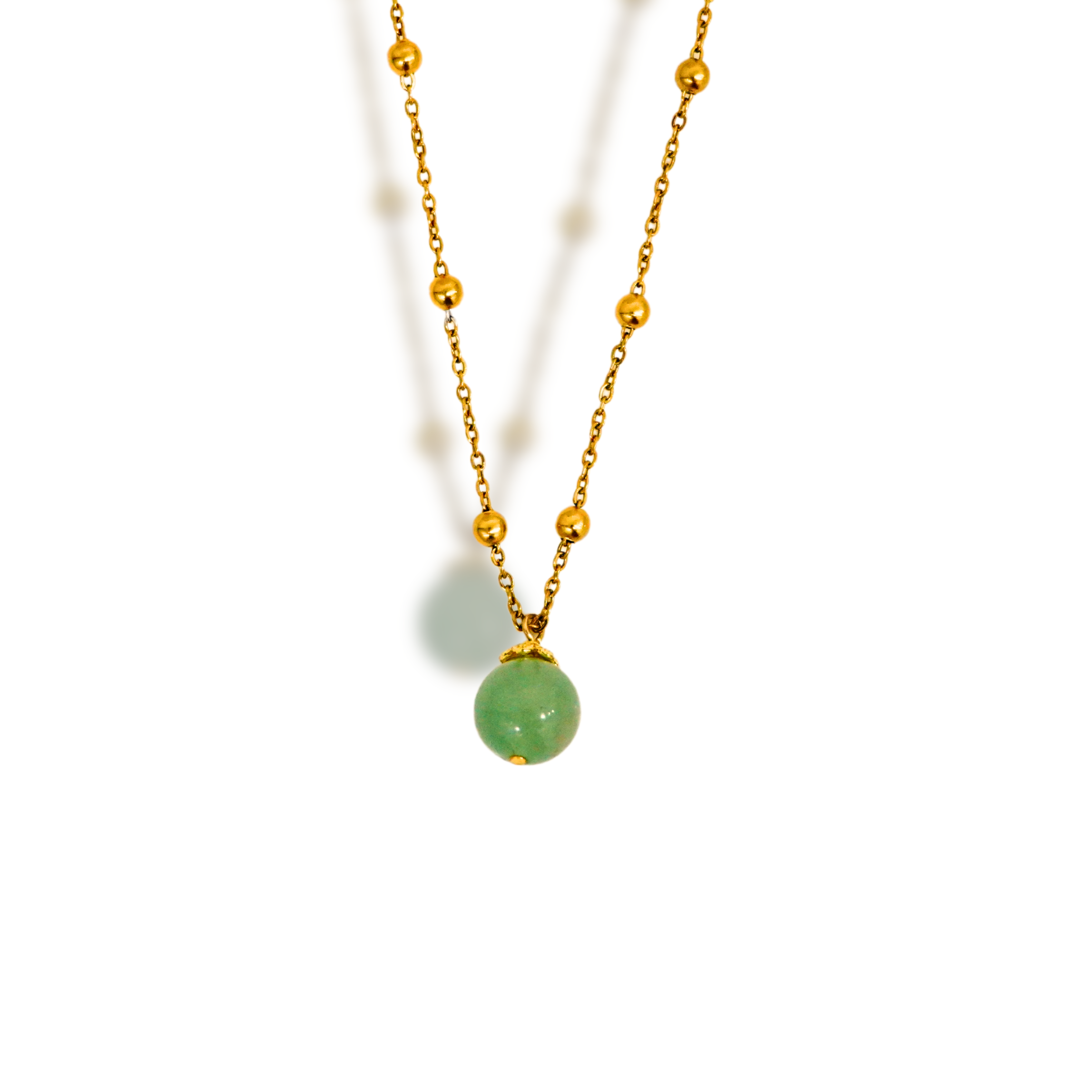 Jade Fortune Drop Necklace