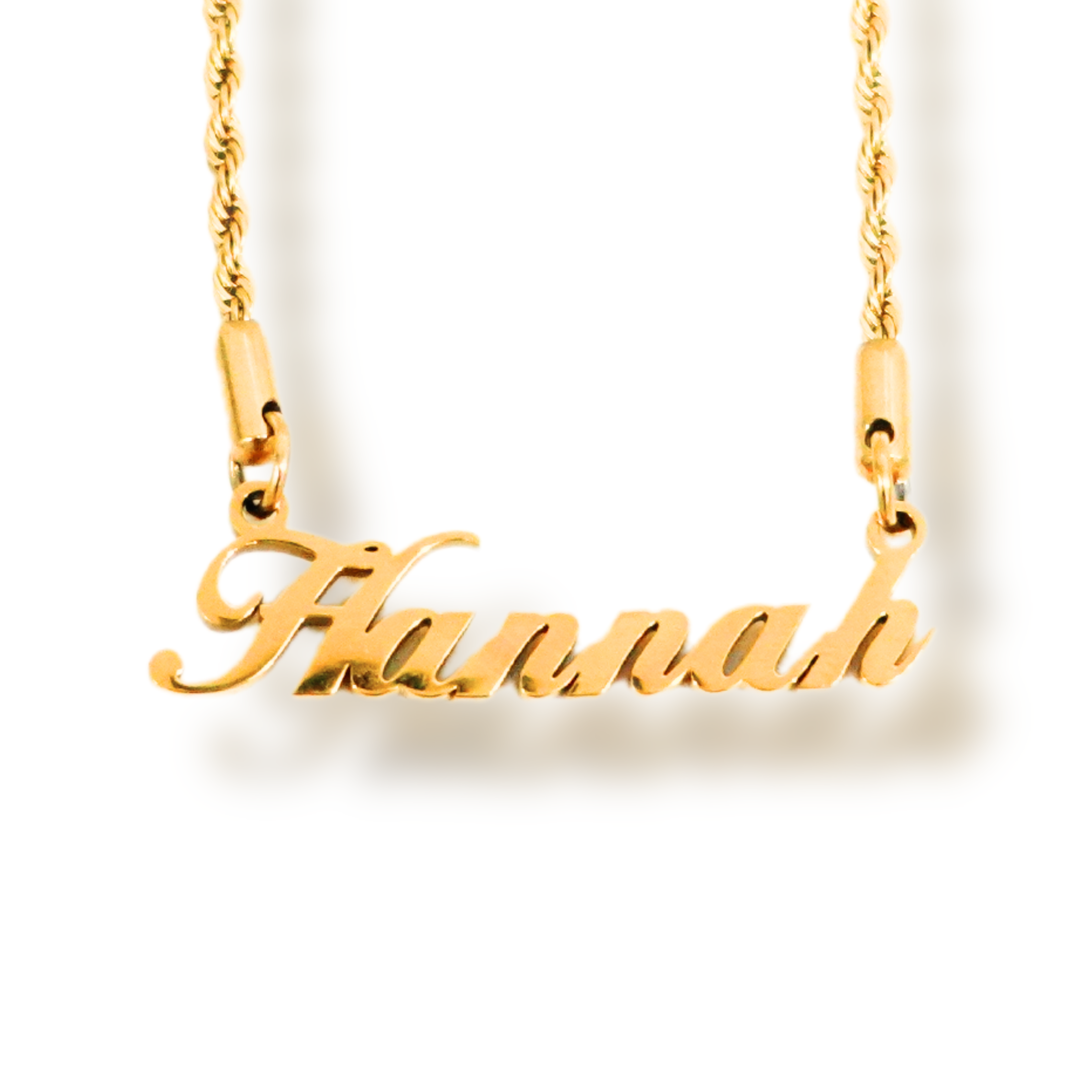 18KT Gold Plated Primal Chain Name Necklace (Singapore)