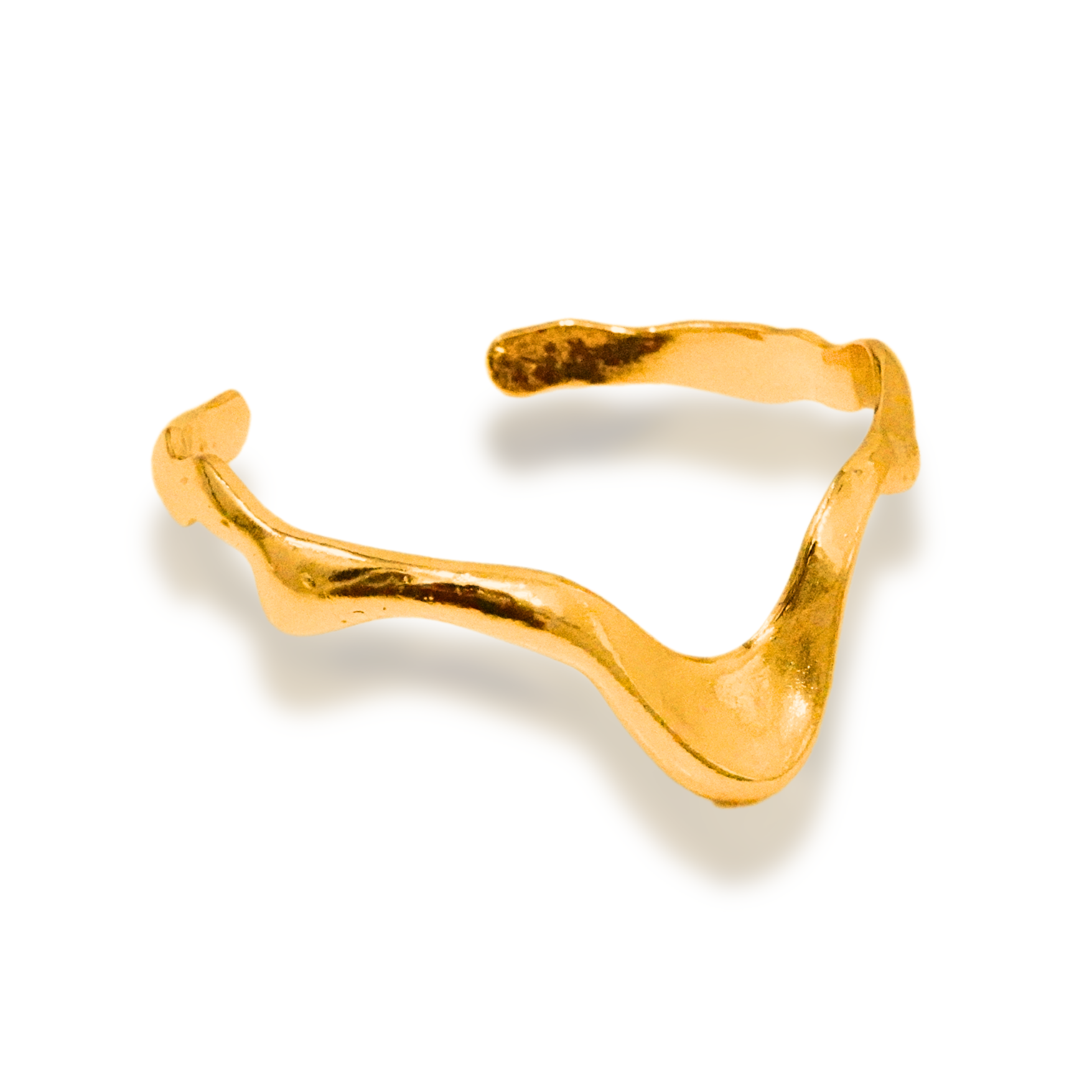 Melted Cuff Bangle