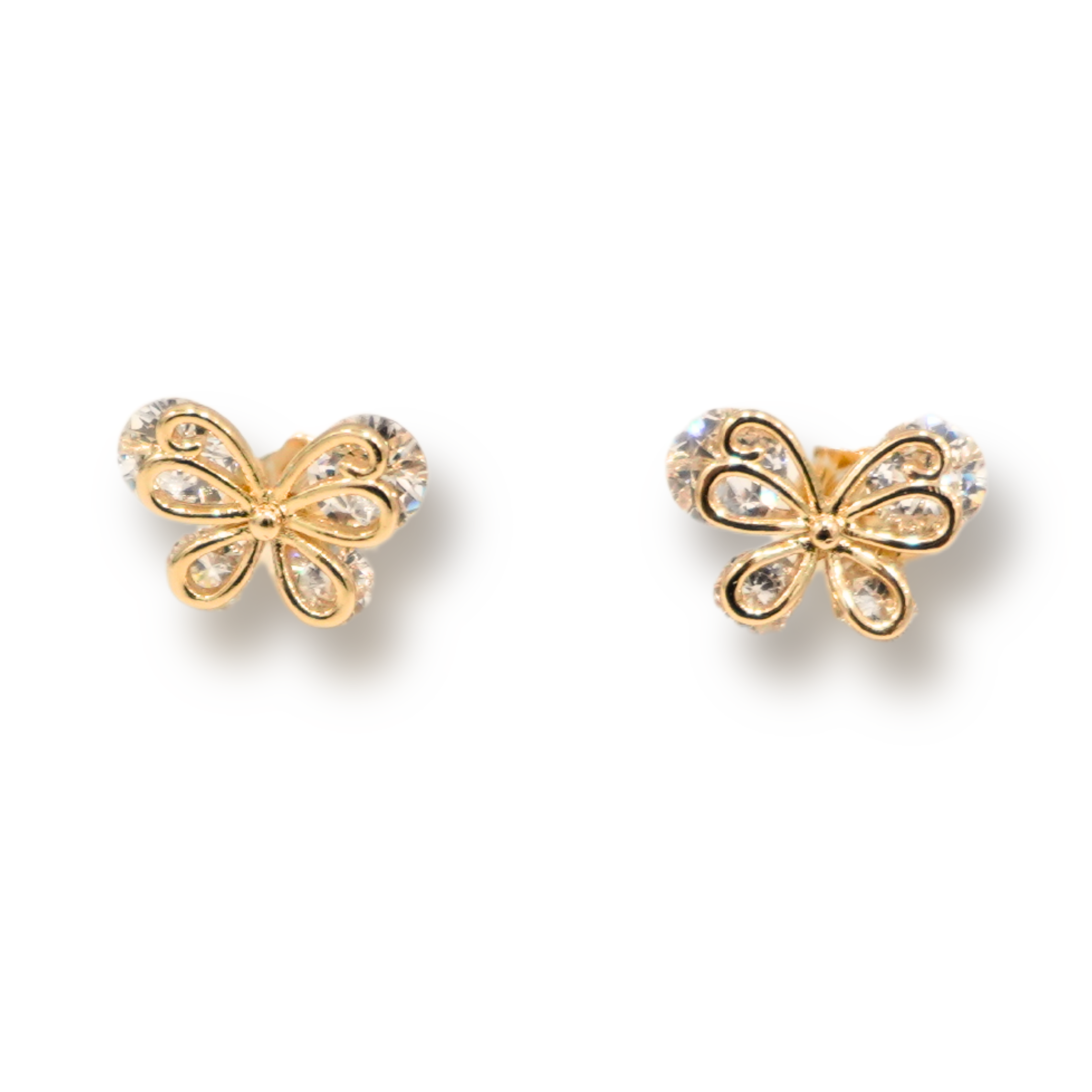 Crystal Butterfly Earrings